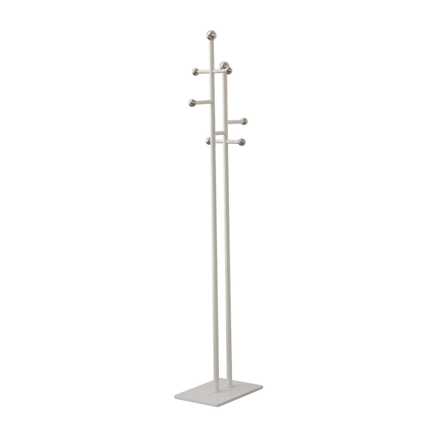 JIAYUEJU Metal Coat Rack Freestanding Clothes Rack with Square Marble Base & Acrylic Hooks Hanging Clothes Rack for Entryway Bedroom Living Room Hotel 14.96 x 10.24 x 68.9 Inches